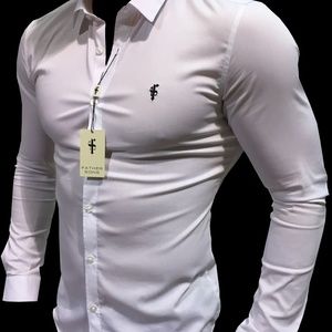 FATHER SONS SUPER SLIM STRETCH CLASSIC WHITE - FS099